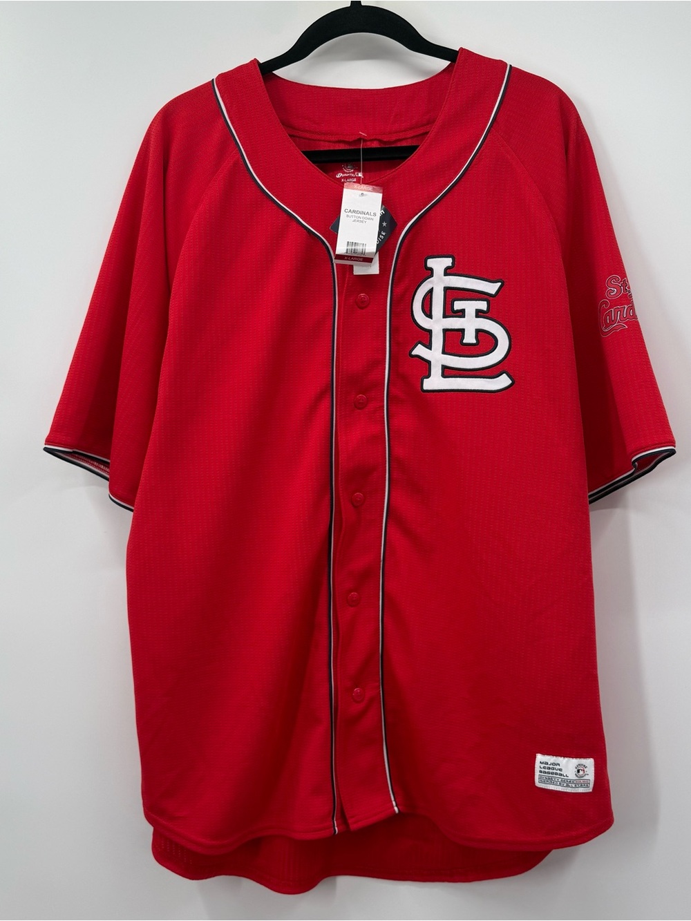 Genuine Merchandise St. Louis Cardinals Red Button-Front Jersey